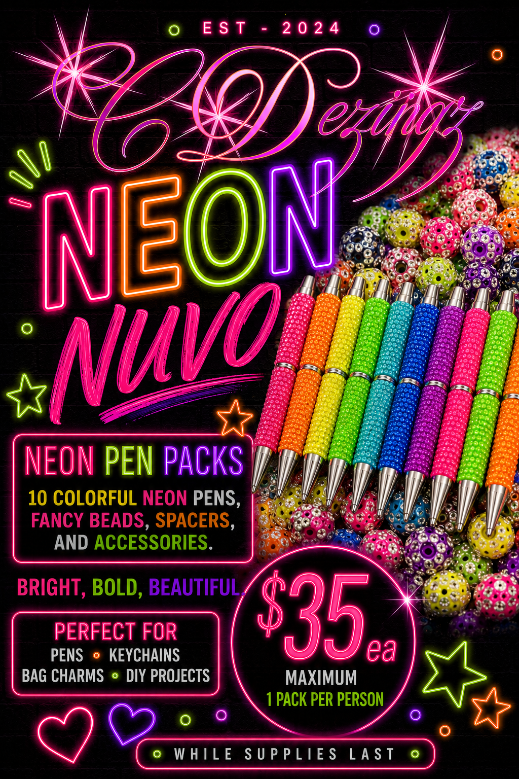 Neon Nuvo Pen Pack